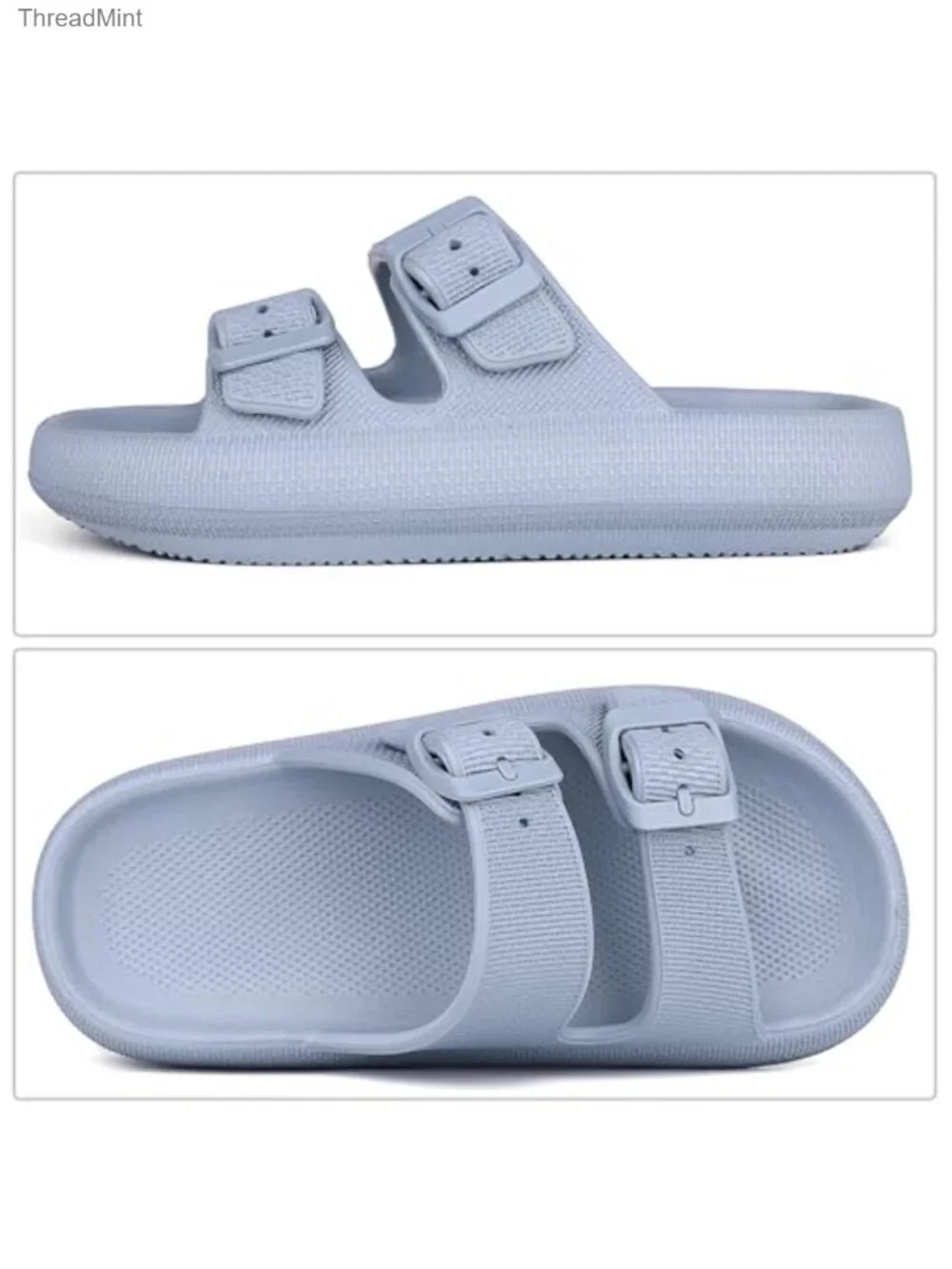 Buckle Cloud Slides for Kids | EVA Adjustable Sandals | Lightweight Waterproof